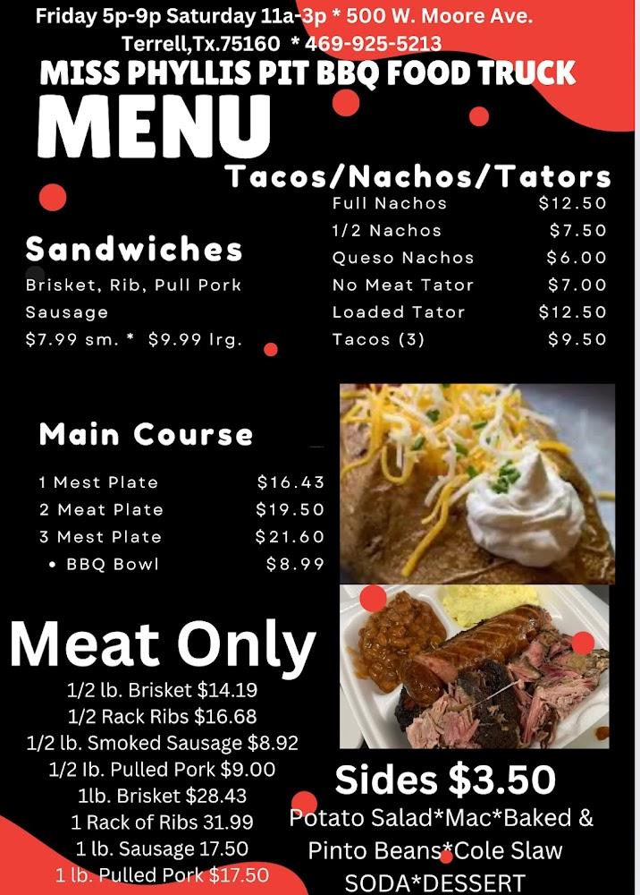 MISS PHYLLIS PIT BBQ FOOD TRUCK Dish 3